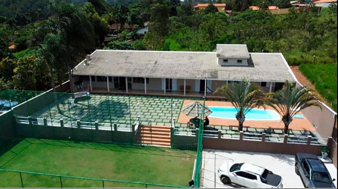 Chacara Com Piscina E Muito Lazer Em Jarinu Sp Villa Bagian luar foto