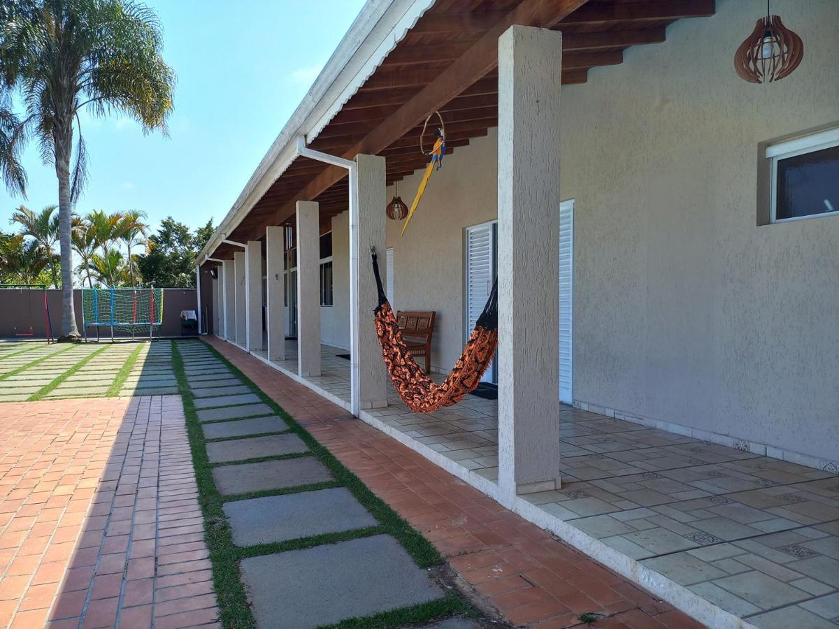 Chacara Com Piscina E Muito Lazer Em Jarinu Sp Villa Bagian luar foto
