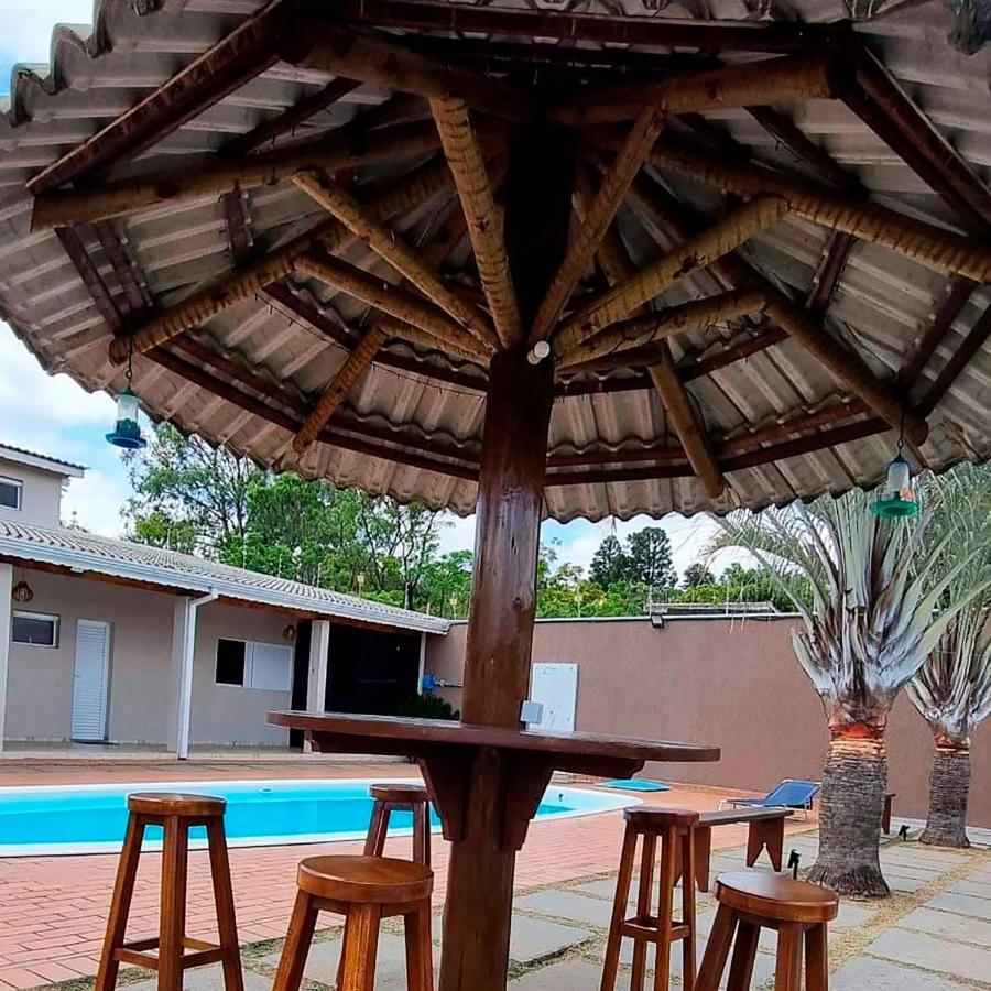 Chacara Com Piscina E Muito Lazer Em Jarinu Sp Villa Bagian luar foto